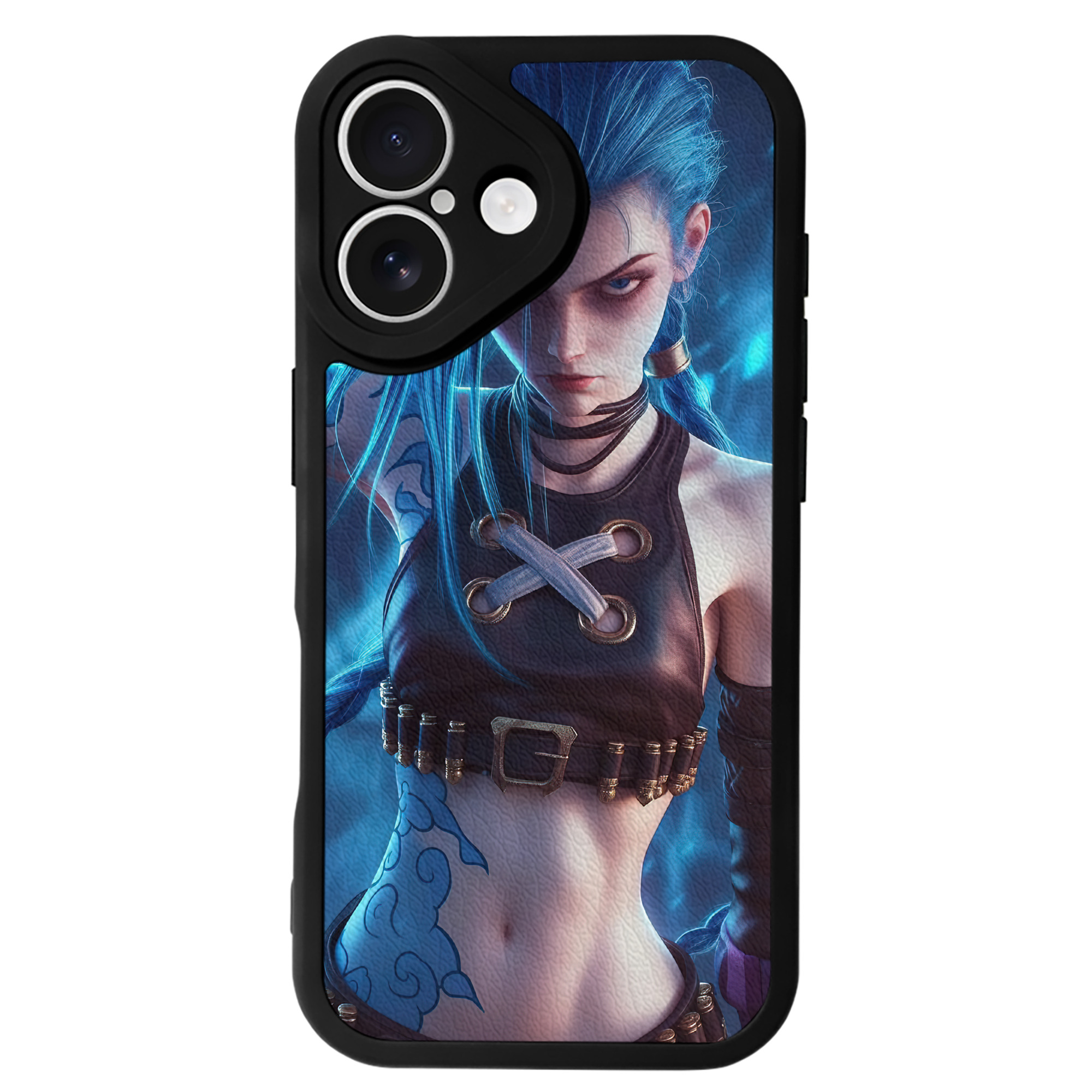 リーグ・オブ・レジェンド League of Legends LOL 【iPhone 16シリーズ対応】シリコンスマホケース（レザー調） 材質：シリコン